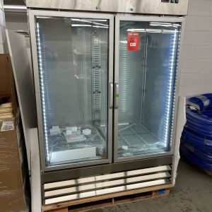 KOOLMORE 54 in. Two Glass Door Reach-In Freezer 47 cu ft. RIF-2D-GD