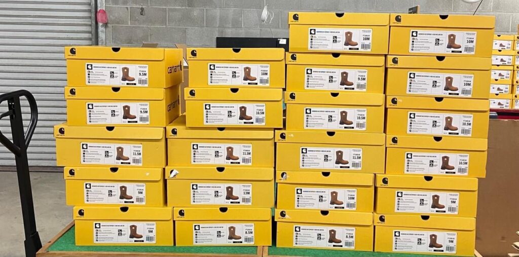 Carhartt boots pallet for sale Carhartt boots pallet