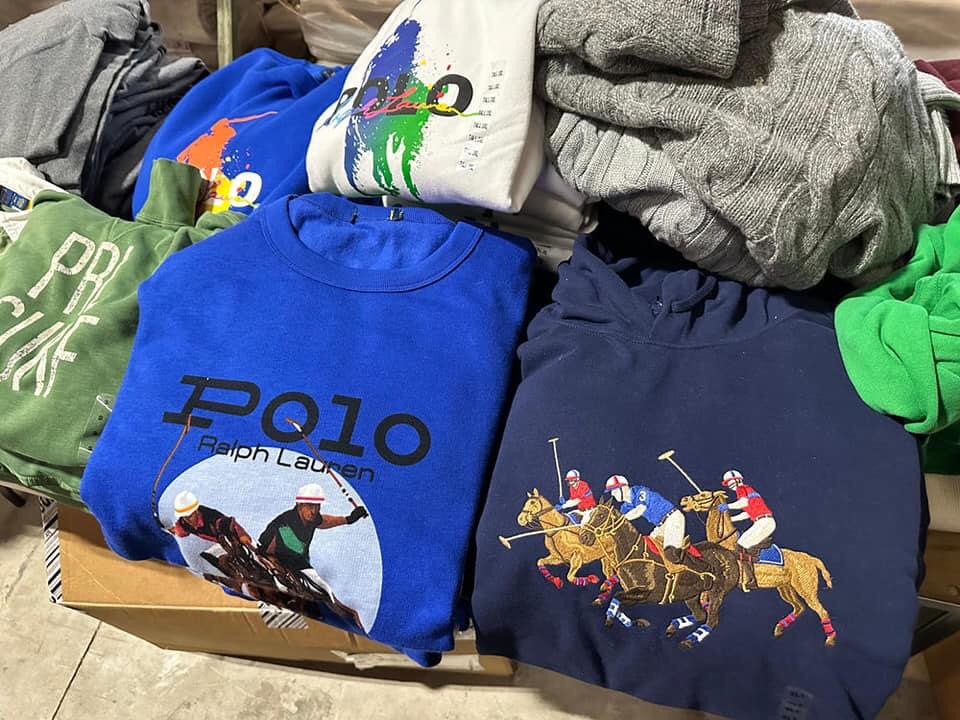 Polo Ralph Lauren clothing pallets Polo Ralph Lauren clothing pallets